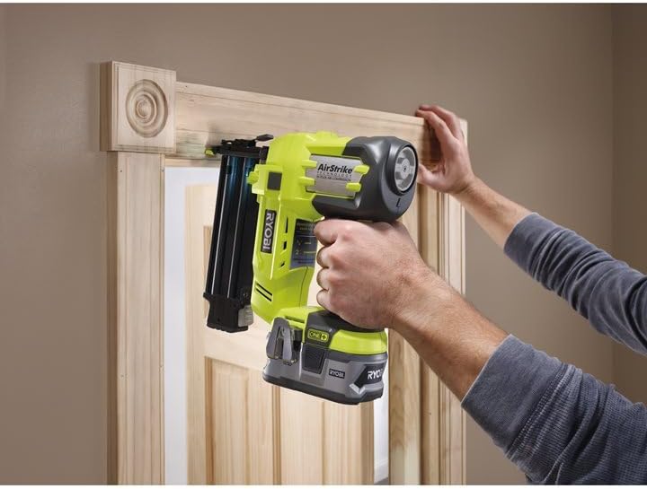 Ryobi 18V ONE+ 18-Gauge Cordless Airstrike Brad Nailer (Tool Only) P321