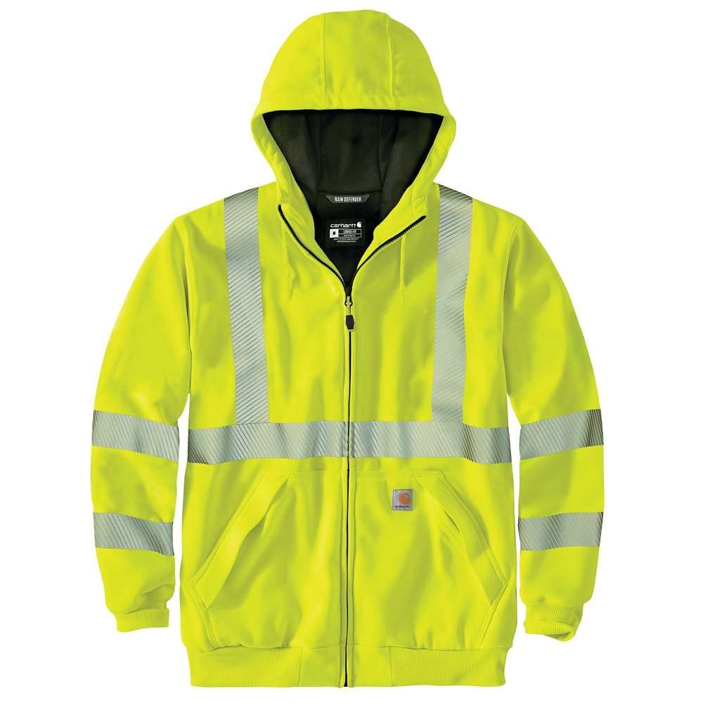 Carhartt Men's HV Thermal- Lined Full Zip Class 3 Sweatshirt