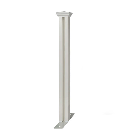 38in Tall (1 Post) Freestanding Zippity Finishing Post for Davidson or Kensington Portable Fences, Support with Portable Foot for Outdoor & Indoor Barrier for Events, Easy DIY Install, ZP19063