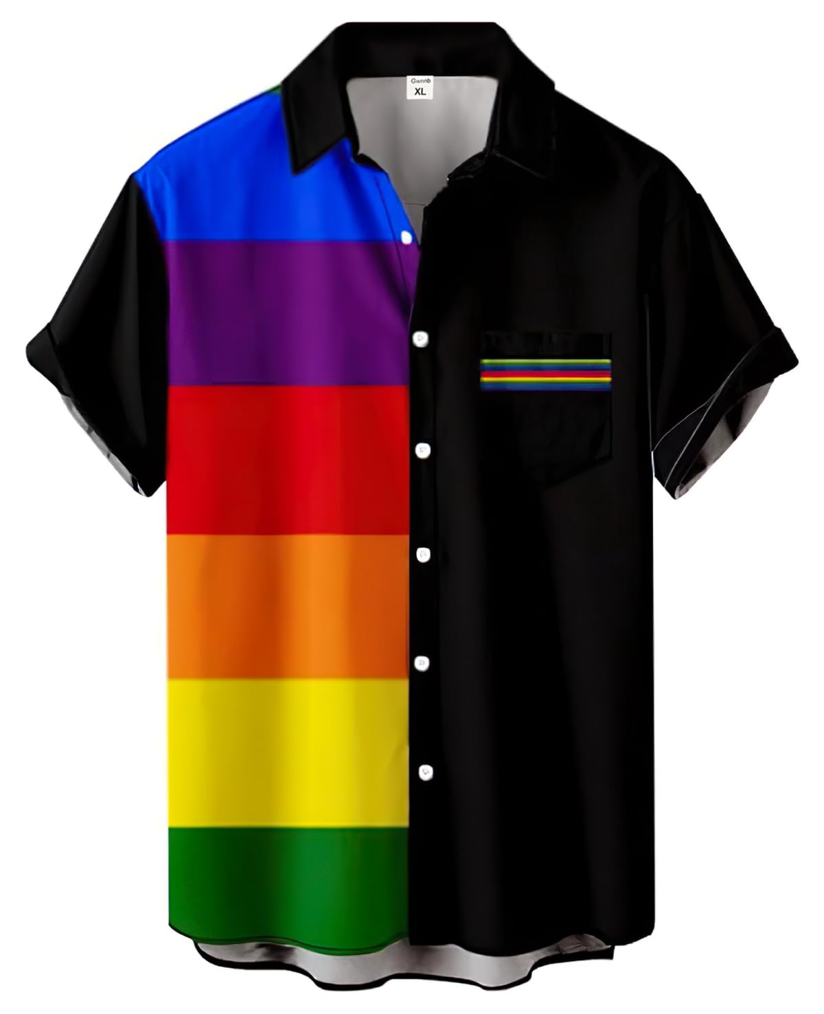 Bowling Shirts for Men Print Short Sleeve Regular Fit Hawaiian Casual Button Down Beach Shirts