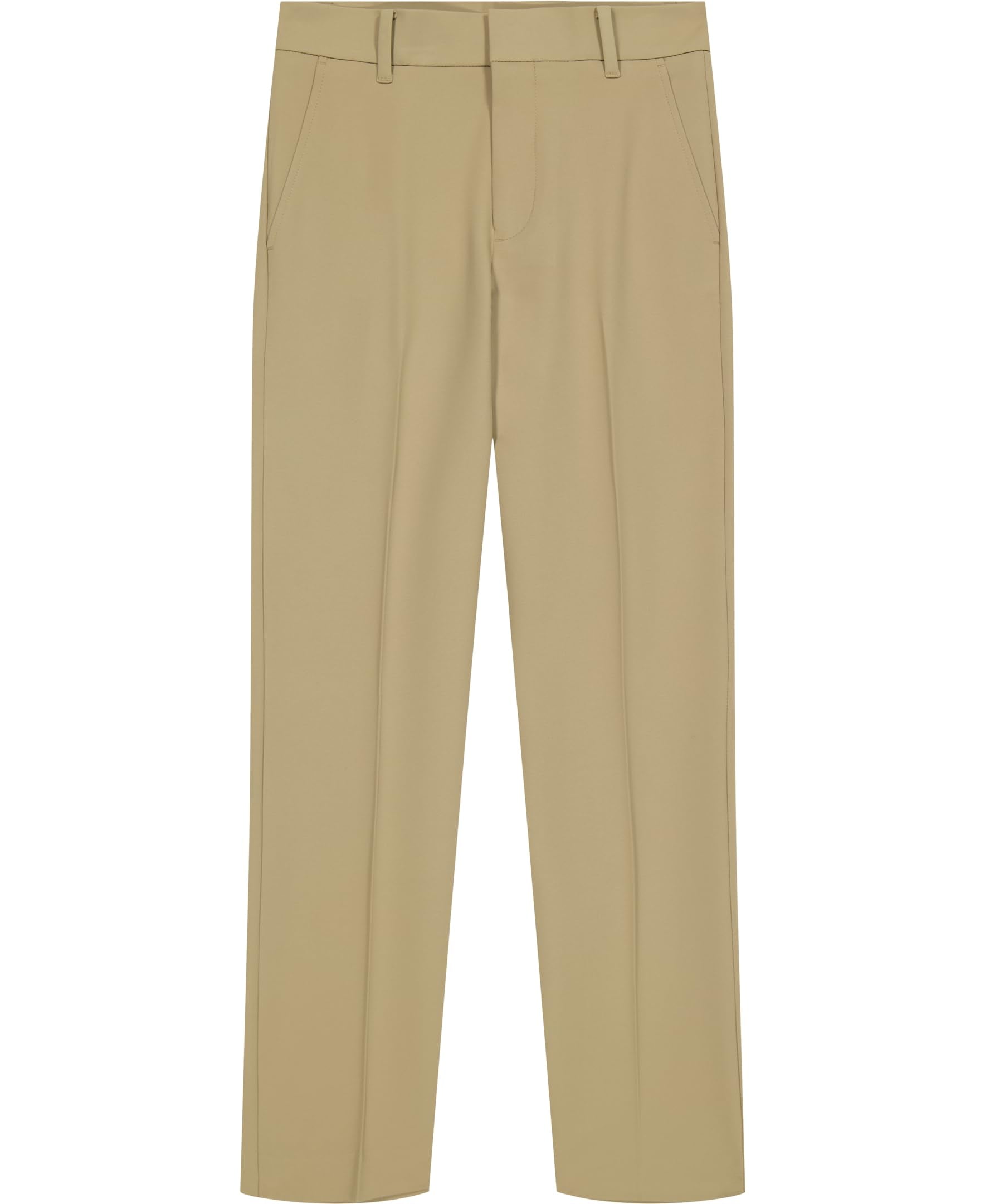 Tommy Hilfiger Boys' Th Flex Stretch Performance Dress Pant, Straight Leg Fit, Zip Fly & Belt Loops, Side & Back Pocket
