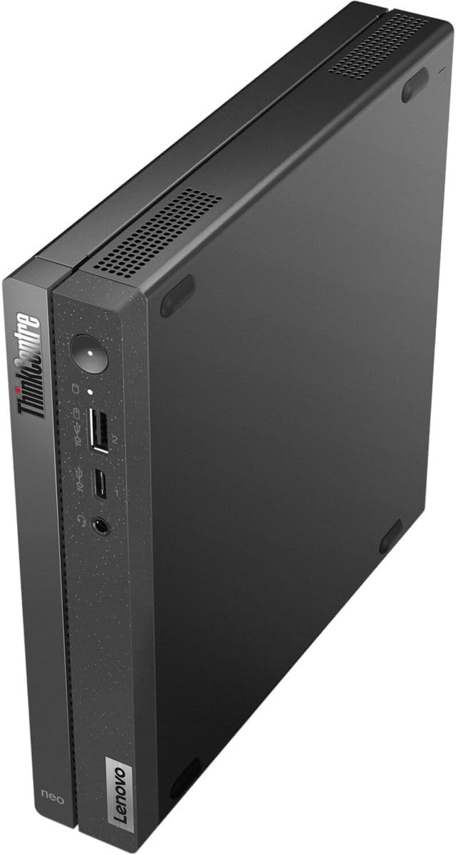 Lenovo ThinkCentre neo 50q Gen 4 Tiny Desktop Computer, Intel Core i5-13420H 2.1GHz, 16GB RAM, 256GB SSD, Windows 11 Pro, Black