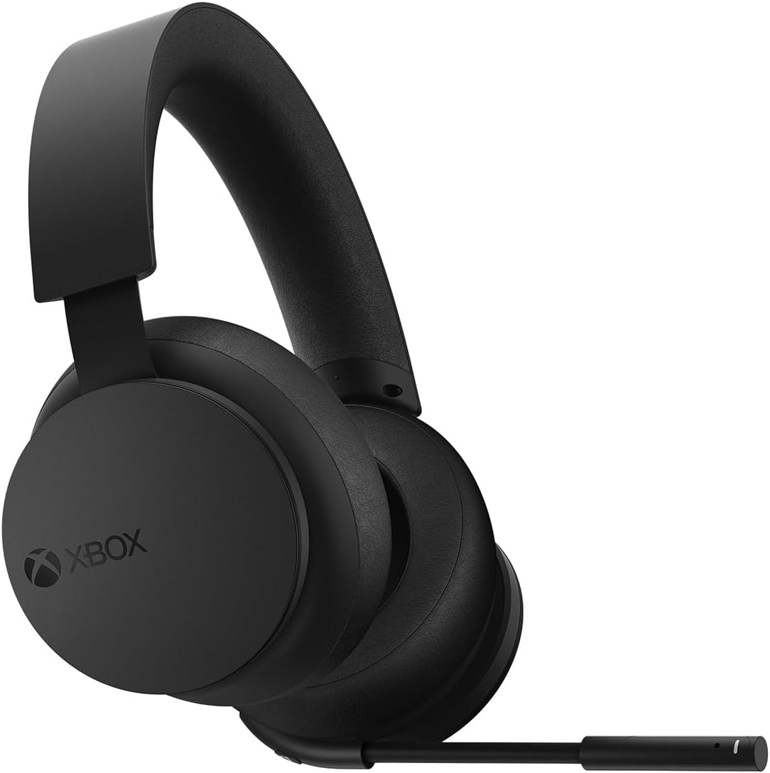 Xbox Wireless Gaming Headset | Carbon Black | Over Ear Headphones | Spatial Audio with Dolby Atmos | Console, PC, and Cloud Devices