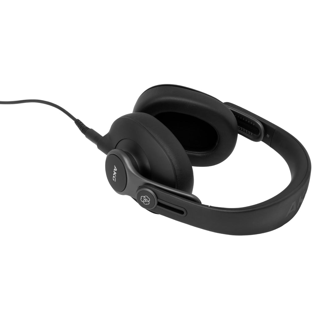 AKG Pro Audio K361 Wired, Over-Ear, Closed-Back, Light Weight, Foldable, Professional Recording Studio Headphones, Studio Monitor Mixing, Podcast, DJ Stereo Headsets, Black