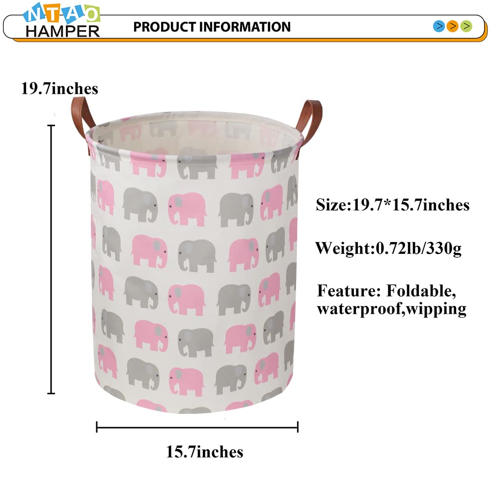 NTAOHAMPER Laundry Hamper, Laundry Basket, Waterproof Storage Bin for Bedroom, Clothes Organizer Basket, Books Box, Room Decor(Animal)