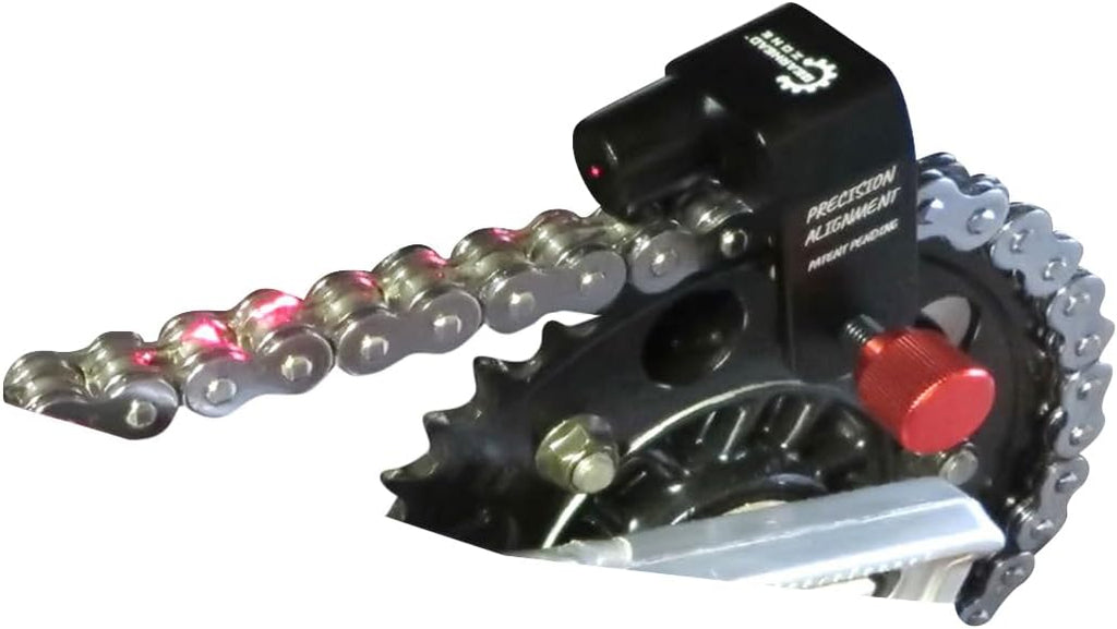 Chain & Sprocket Alignment Tool - Laser Application