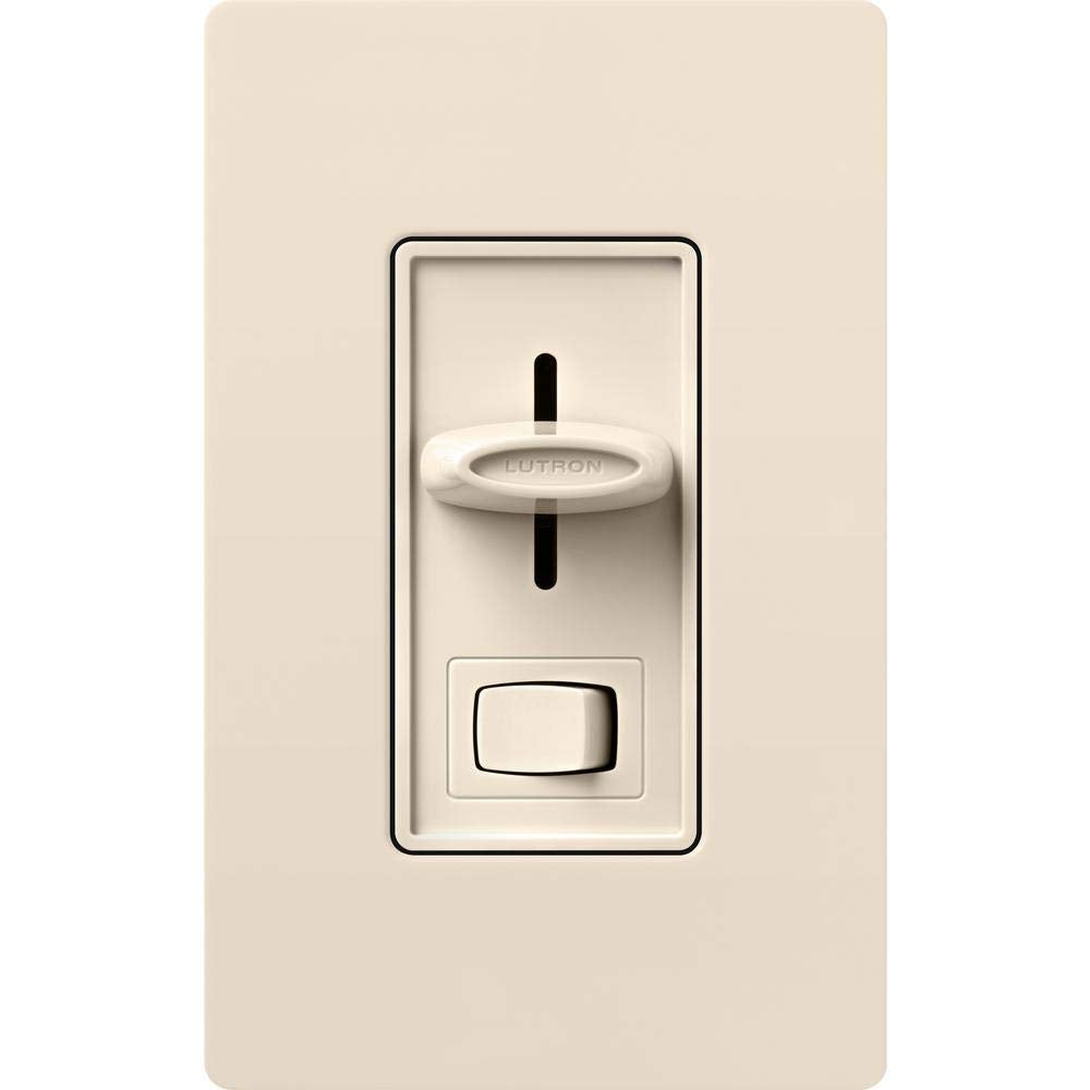 Lutron Skylark LED+ Dimmer Switch for Dimmable LED, Lutron Dimmer Switch For Halogen and Incandescent Bulbs, 150W/Single-Pole or 3-Way, SCL-153P-AL, Almond