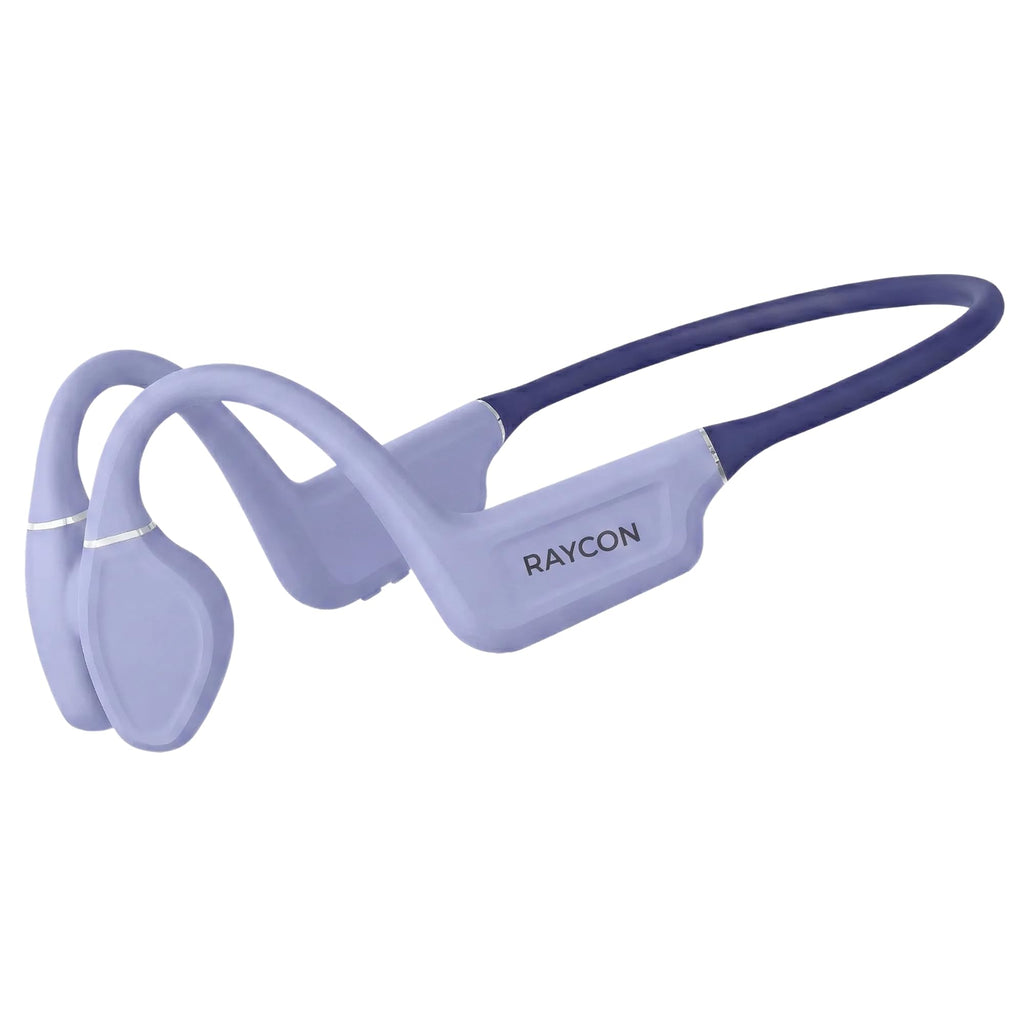 Raycon Bone Conduction Headphones Bluetooth - Open Ear Running Headphones, Sweat & Water-Resistant Earbuds with Mic for Sports & Workouts, 13hr Playtime (Blue)