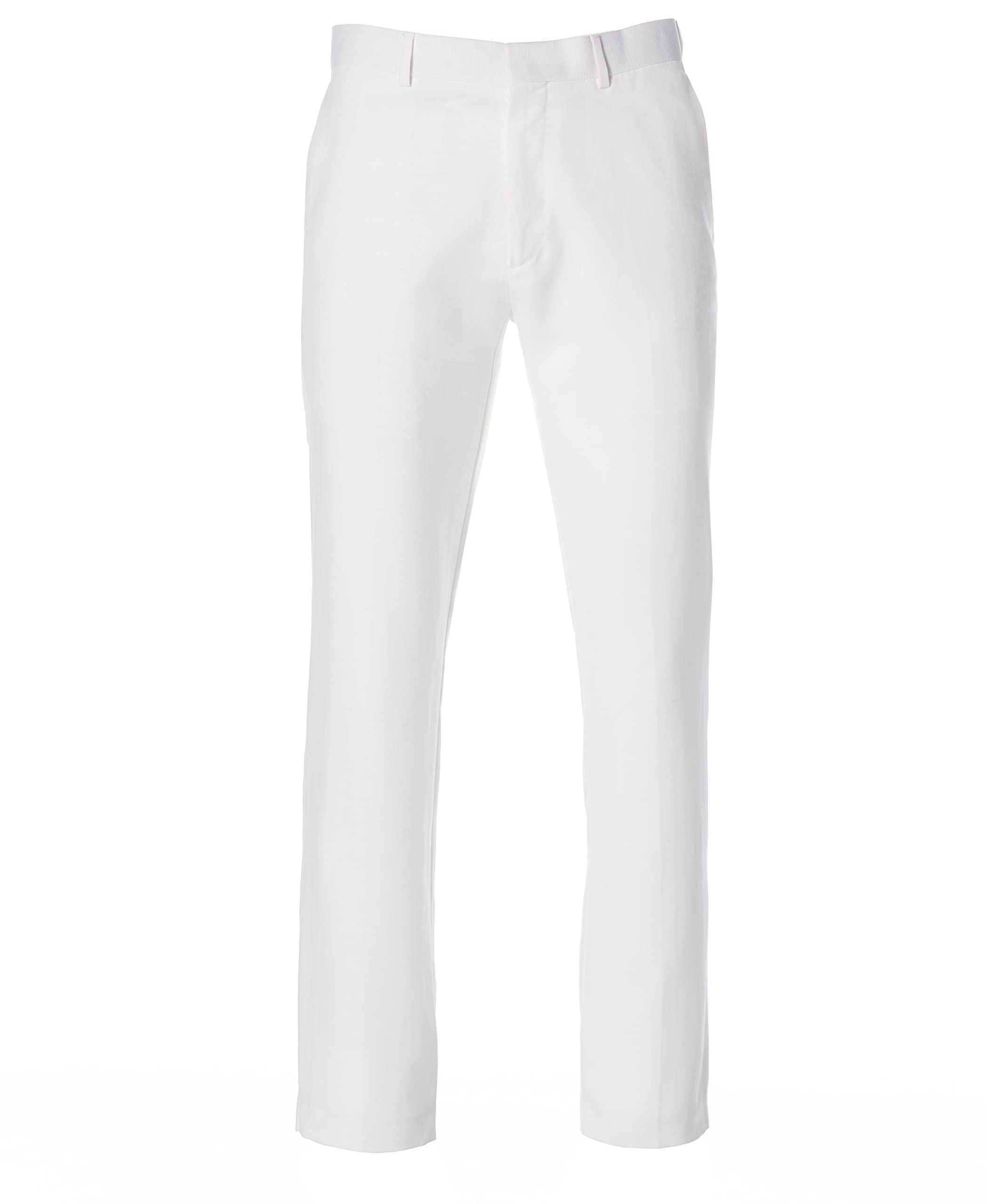 Cubavera Men's Flat Front Linen Blend Dress Pant (Waist Size 30 - 54 Big & Tall)