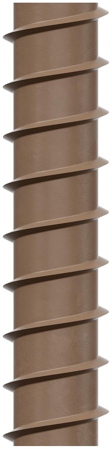 Simpson Strong-Tie DSVT212S Deck-Drive DSV Wood Screw (Collated) - #10 x 2-1/2 in. T-25 6-Lobe, Rimmed Flat Head, Quik Guard Coating, Low-Torque Threads, Tan (1000-Qty)