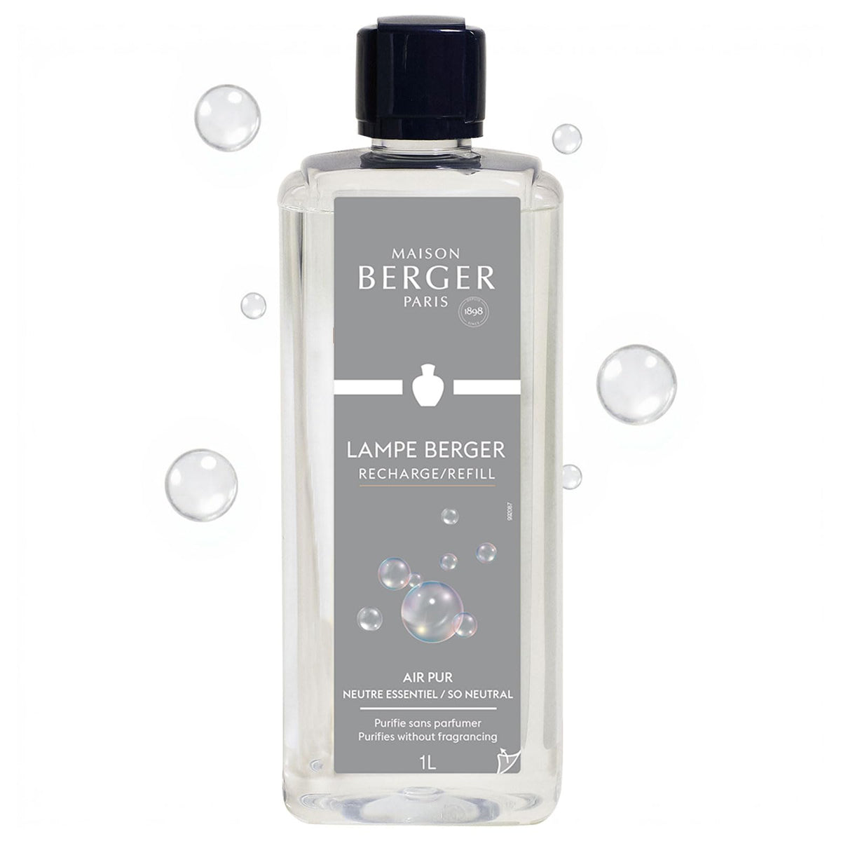 MAISON BERGER Lampe Berger Refill, 1 L, Agaves Garden | Catalytic Lamp Fragrance Refill, Helps Neutralize Odors, ~160 h Fragrance Diffusion, Made in France