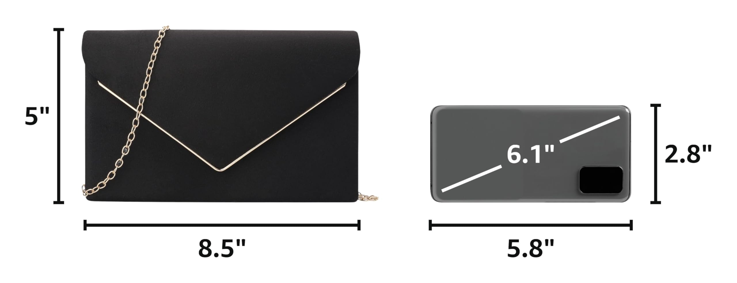 BBjinronjy Clutch Purse for Women Evening Bags Handbags for Wedding Party Cocktail Prom Faux Suede Crossbody Shoulder Bag