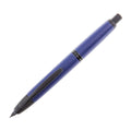 PILOT Vanishing Point Collection Refillable & Retractable Fountain Pen, Black Carbonesque Barrel with Rhodium Accents, Blue Ink, Medium Nib (60246)