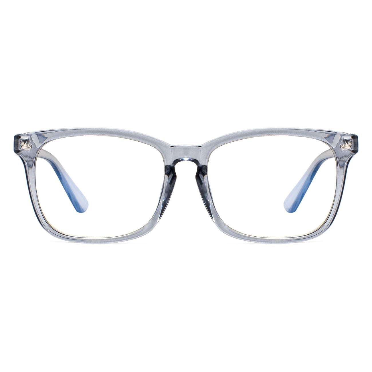 MAXJULI Blue Light Blocking Glasses,Computer Reading/Gaming/TV/Phones Glasses for Women Men(Transparent)