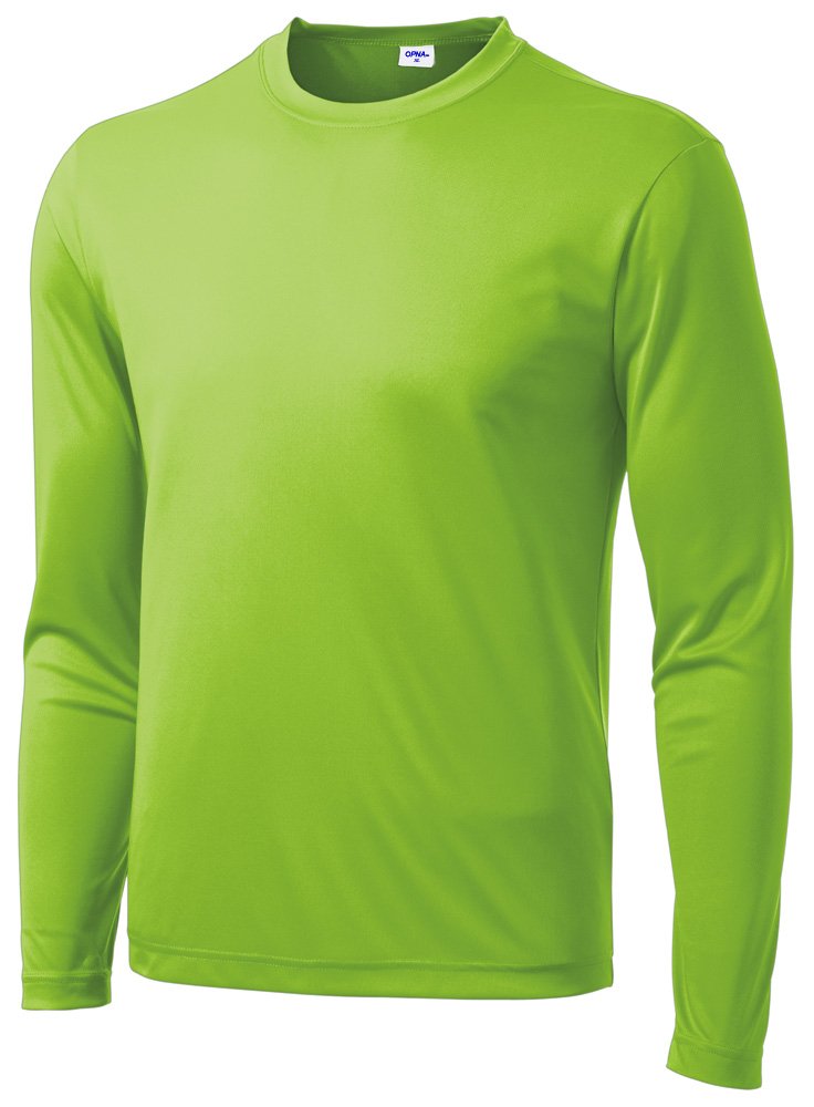 Men's Long Sleeve Moisture Wicking Athletic Shirts, Dry Fit Long Sleeve UV Protection Shirts Men for Workout, Running, Hiking