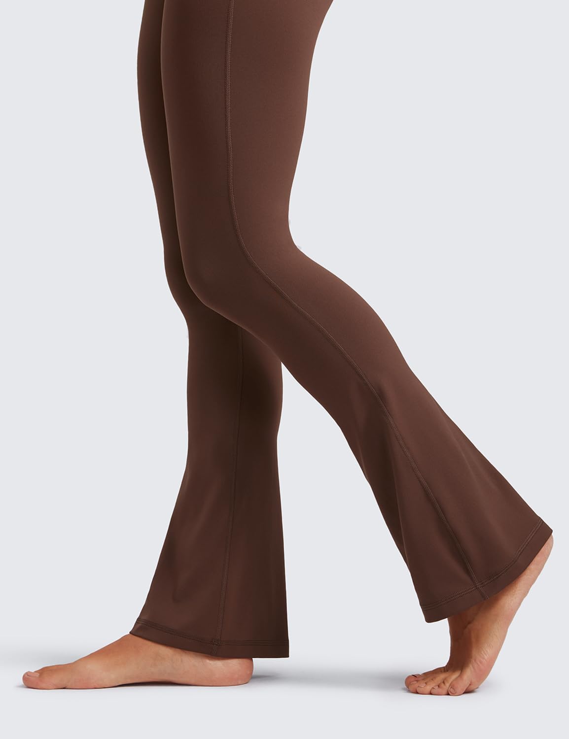 CRZ YOGA Butterluxe Mini Flared Leggings 30"/31.5"/33'' - High Waist Bootcut Casual Lounge Women Yoga Pants with Pocket