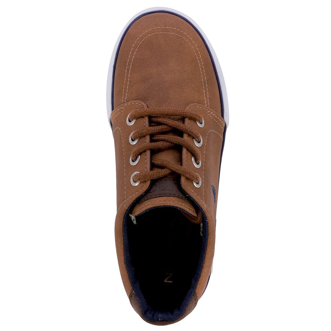Nautica Kids Boys Lace-Up Fashion Sneakers Low-Top Dress Shoes for Youth - (Big Kid/Little Kid)
