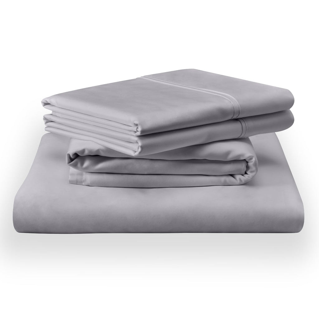 TEMPUR Classic Cotton Sheet Set Cool Gray - Twin