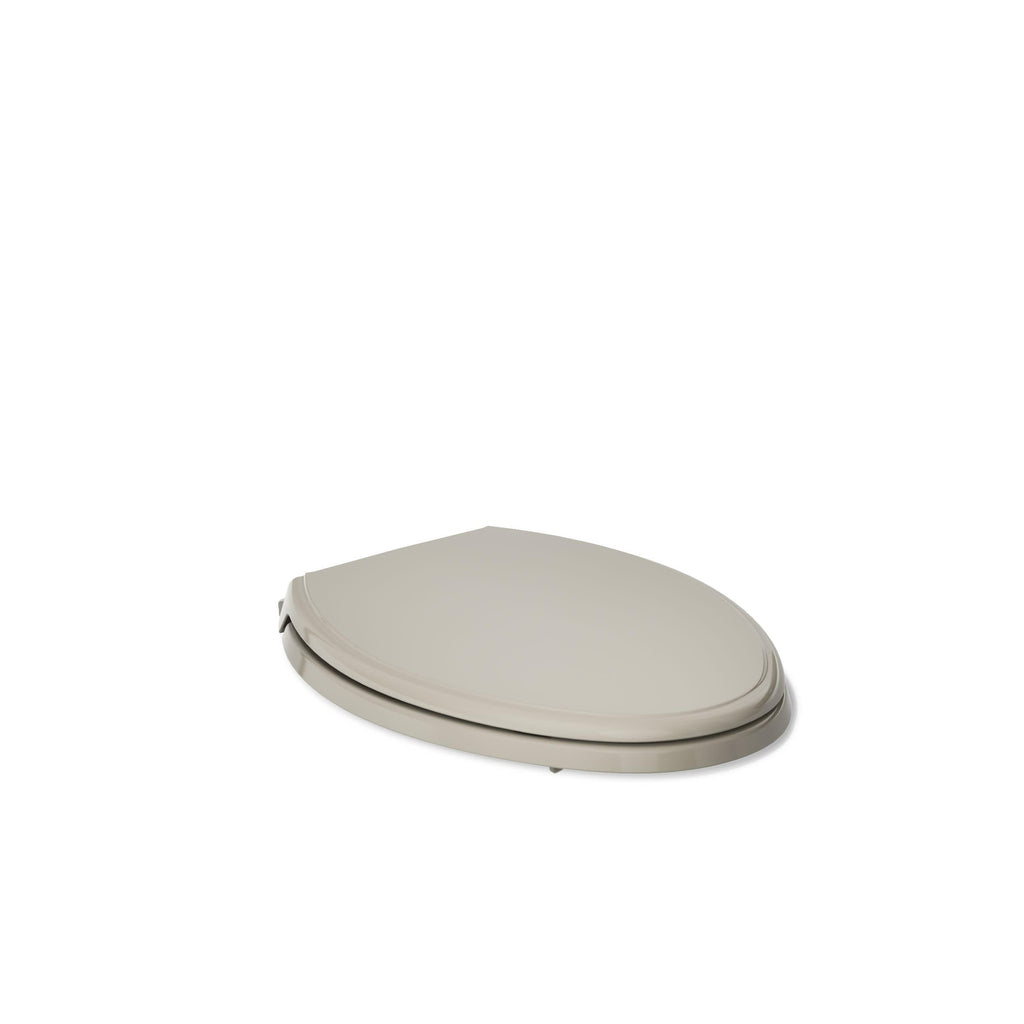 KOHLER 4733-RL-17 Glenbury ReadyLatch Quiet Close Elongated Toilet Seat, Soft Close Toilet Seats, Teal