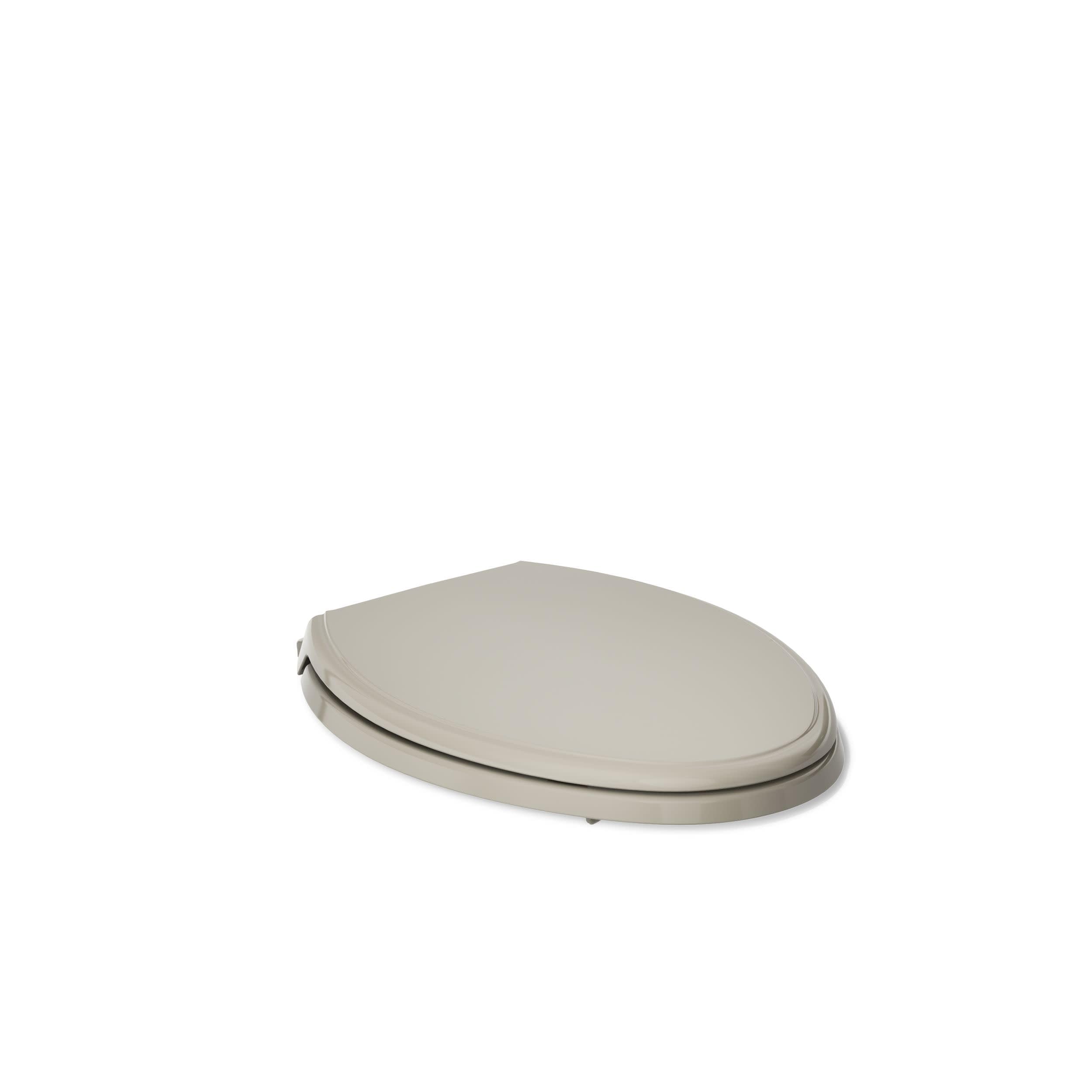 KOHLER 4733-RL-17 Glenbury ReadyLatch Quiet Close Elongated Toilet Seat, Soft Close Toilet Seats, Teal