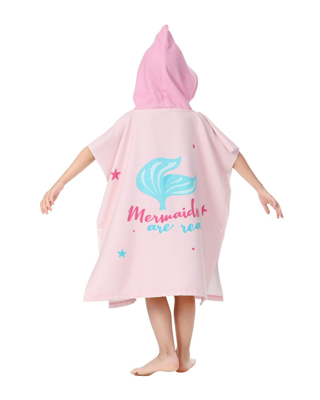 Soft Microfiber Swim Cover-ups for 3 to 10 Years Old Kids Hooded Bath Beach Poncho Towels (Alligator, Fits 3-10 Years)