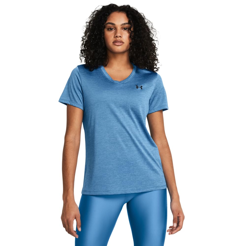Under Armour Women's Tech Twist V Neck Short Sleeve T-Shirt