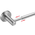 BESy Adjustable 15 to 26 Inch Single Bath Towel Bar for Bathroom SUS304 Stainless Steel Towel Holder, Wall Mount with Screws Hand Towel Bar Rod Hotel Style, Brushed Gold