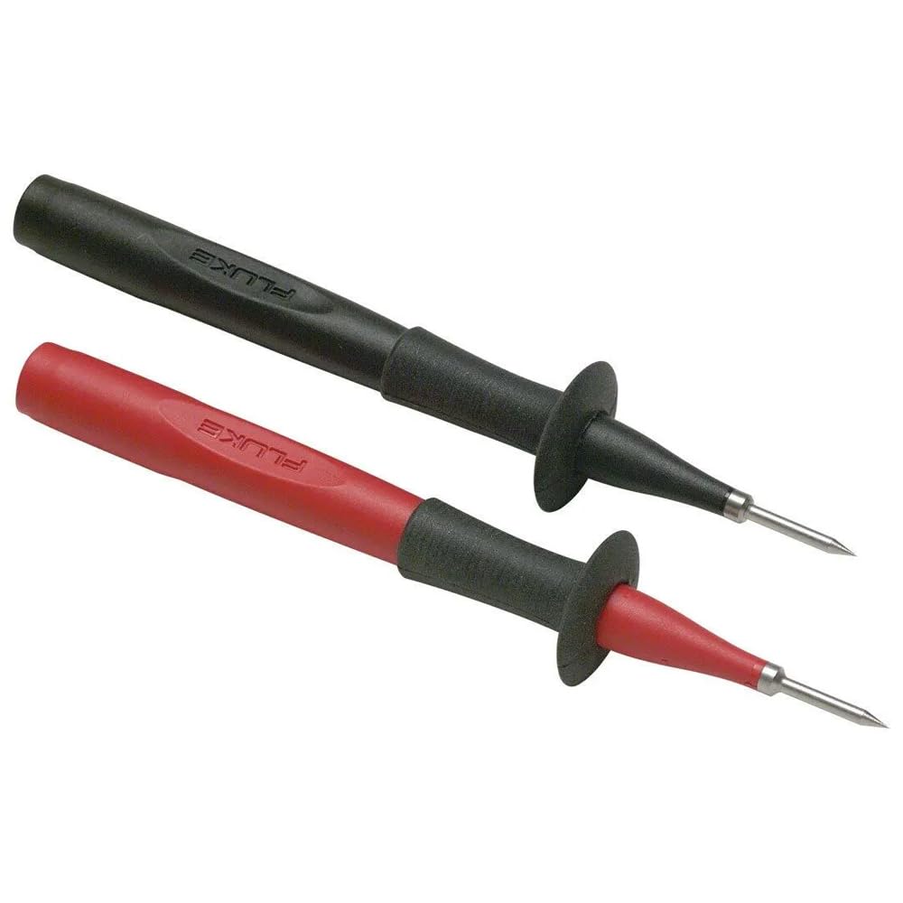 Fluke TP1 Slim-Reach Flat Blade Test Probe with Stainless Steel Tip, 1000V Voltage, 10A Current
