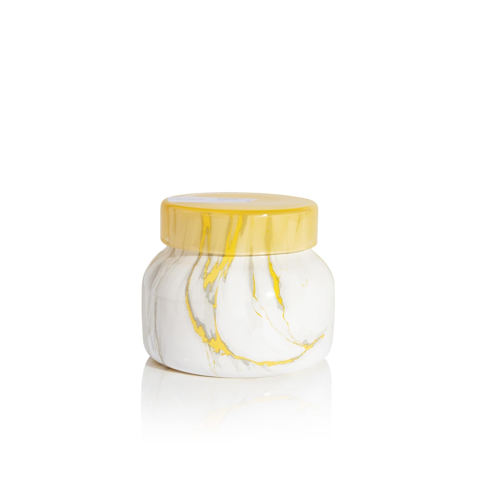 Capri Blue Modern Marble Jar Candles - Luxury Candles for Home Scented - Long Lasting Soy Wax Blend (Aloha Orchid, 8 oz)