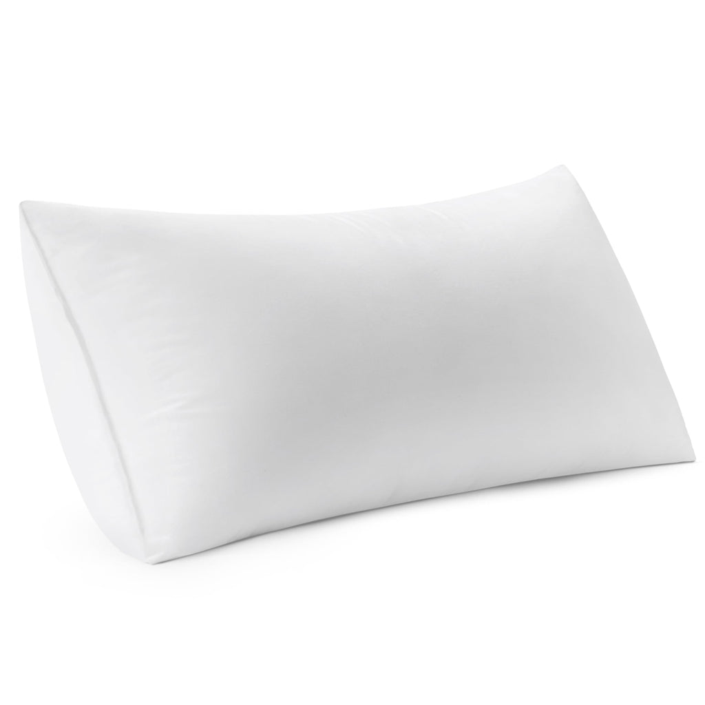 MIULEE 12x16 Inch Premium Lumbar Throw Pillow for Bed Sofa Couch Virgin Microfiber with 100% Cotton Cover Decorative Throw Pillow Insert Stuffer Form