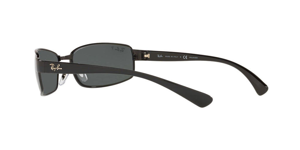 Ray-Ban RB3364 Metal Polarized Rectangular Sunglasses