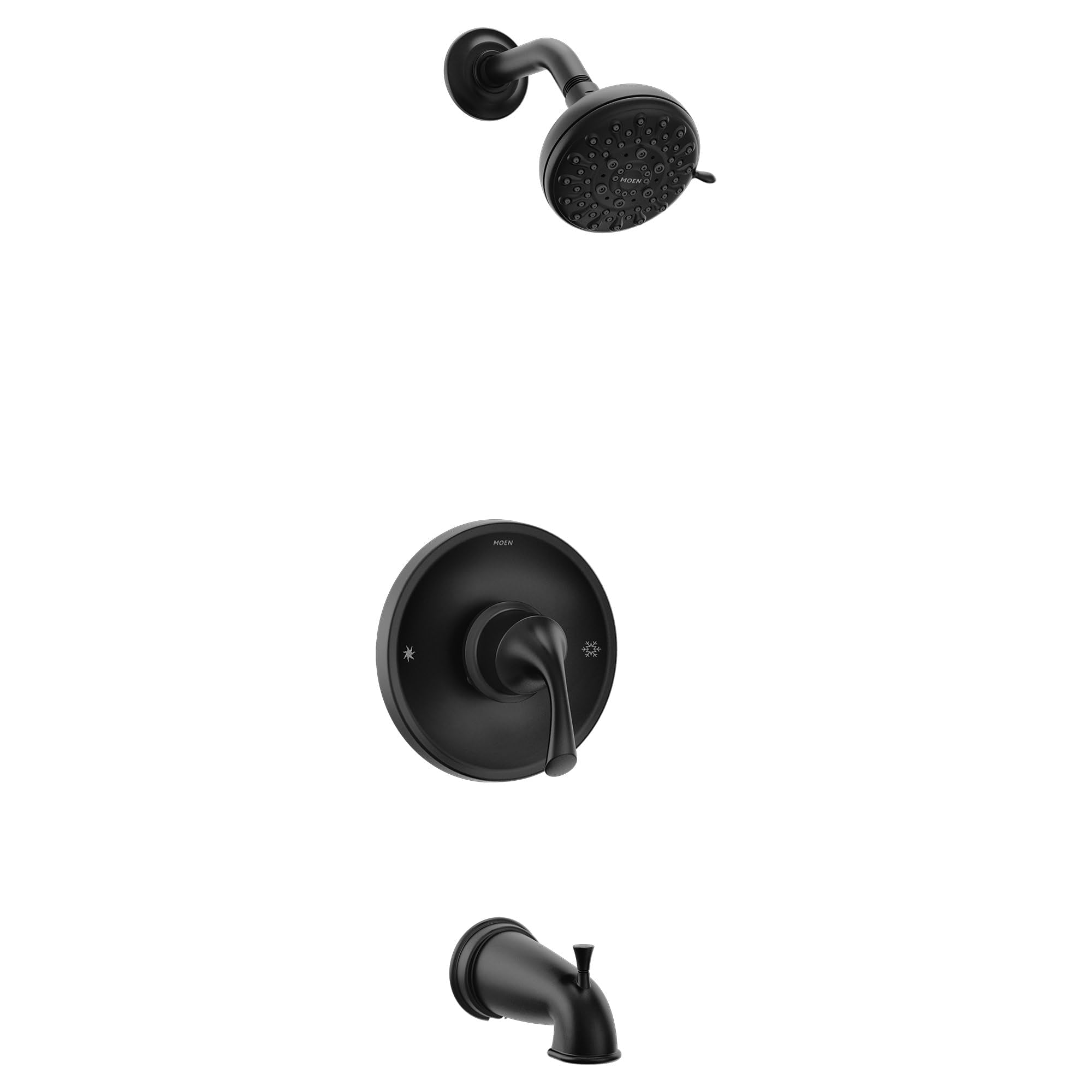 Moen 82115 Idora Single-Handle Posi-Temp Tub and Shower Faucet with Valve Included, Chrome, Pressure-Balancing Shower System with Showerhead and IPS Tub Spout