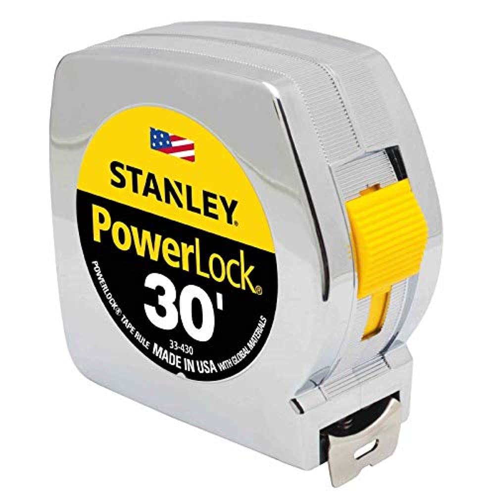 Stanley 33-231 3-Meter x 1/2-Inch Heavy Duty Powerlock Tape Rule With Metal Case