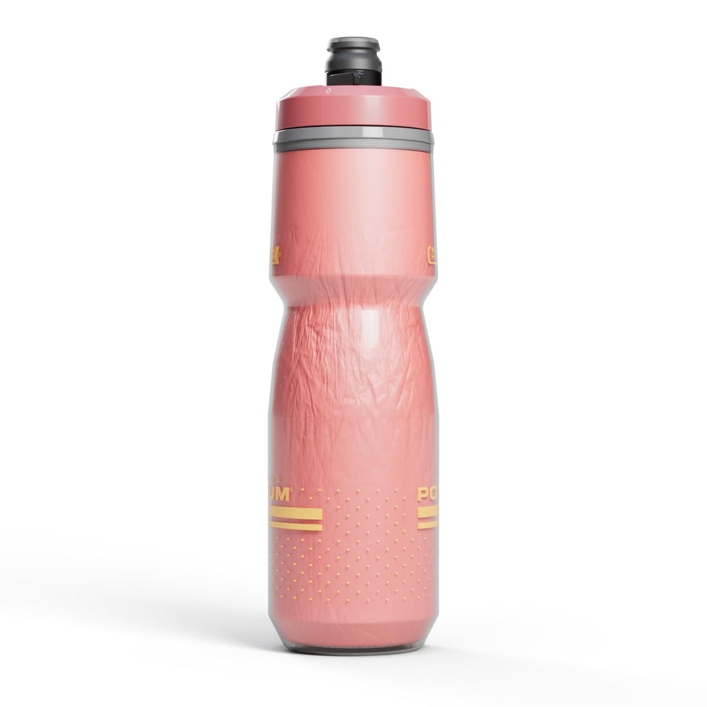 CamelBak Podium Chill Insulated Bike Squeeze Water Bottle, Cold Retention for Cycling, 24oz, Reflective Ghost