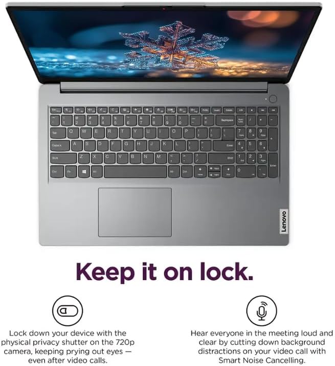 Lenovo IdeaPad 15.6" Laptop, Windows 11 with 1-Year Microsoft Office 365 Included, Intel Celeron N4500, PLUSERA Earphones (Gray, 36GB RAM | 2.6TB Storage)