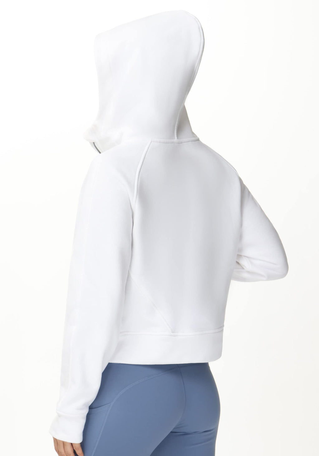 THE GYM PEOPLE Women's Full-Zip Up Hoodies Jacket Fleece Workout Crop Tops Sweatshirts with Pockets Thumb Hole