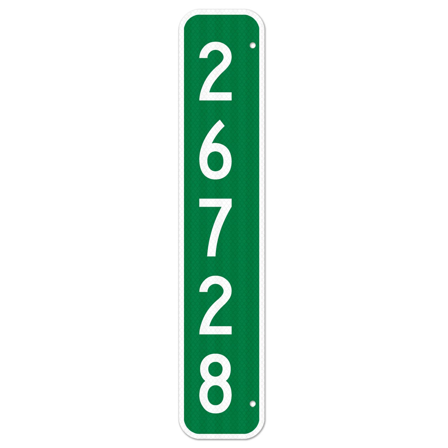 911 Address Number Sign, Custom Emergency Reflective Mailbox Sign, Visible Day & Night, Ideal for Driveway, Multi Unit Buildings and House, 6x12 Inches, 3M EGP Reflective .040 Aluminum, Fade Resistant,