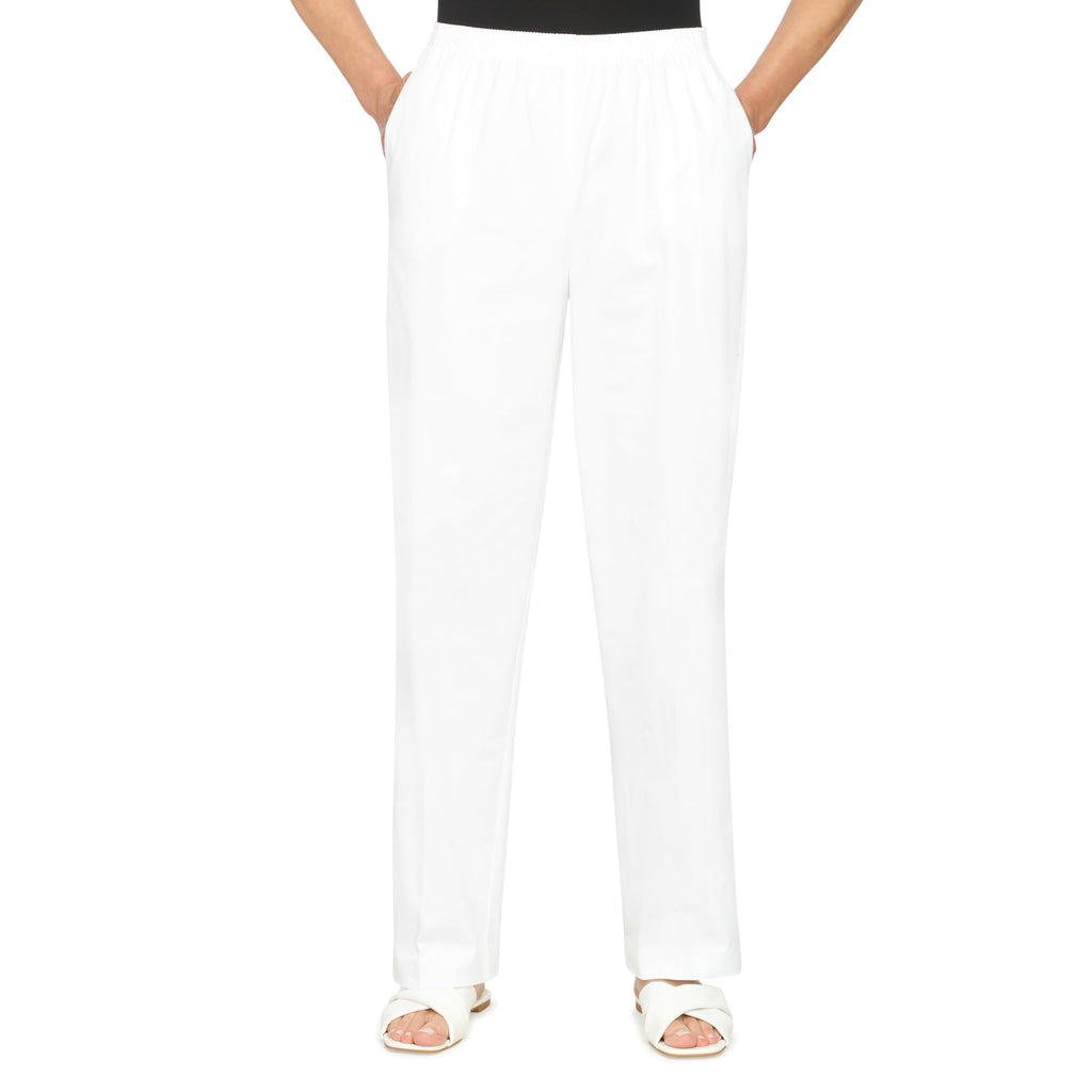 All Around Elastic Waist Cotton Medium Twill Pants