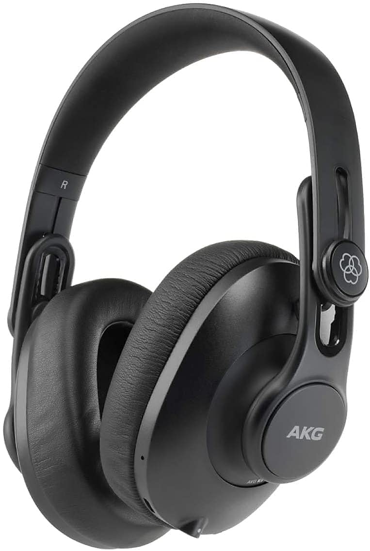 AKG Pro Audio K361 Wired, Over-Ear, Closed-Back, Light Weight, Foldable, Professional Recording Studio Headphones, Studio Monitor Mixing, Podcast, DJ Stereo Headsets, Black