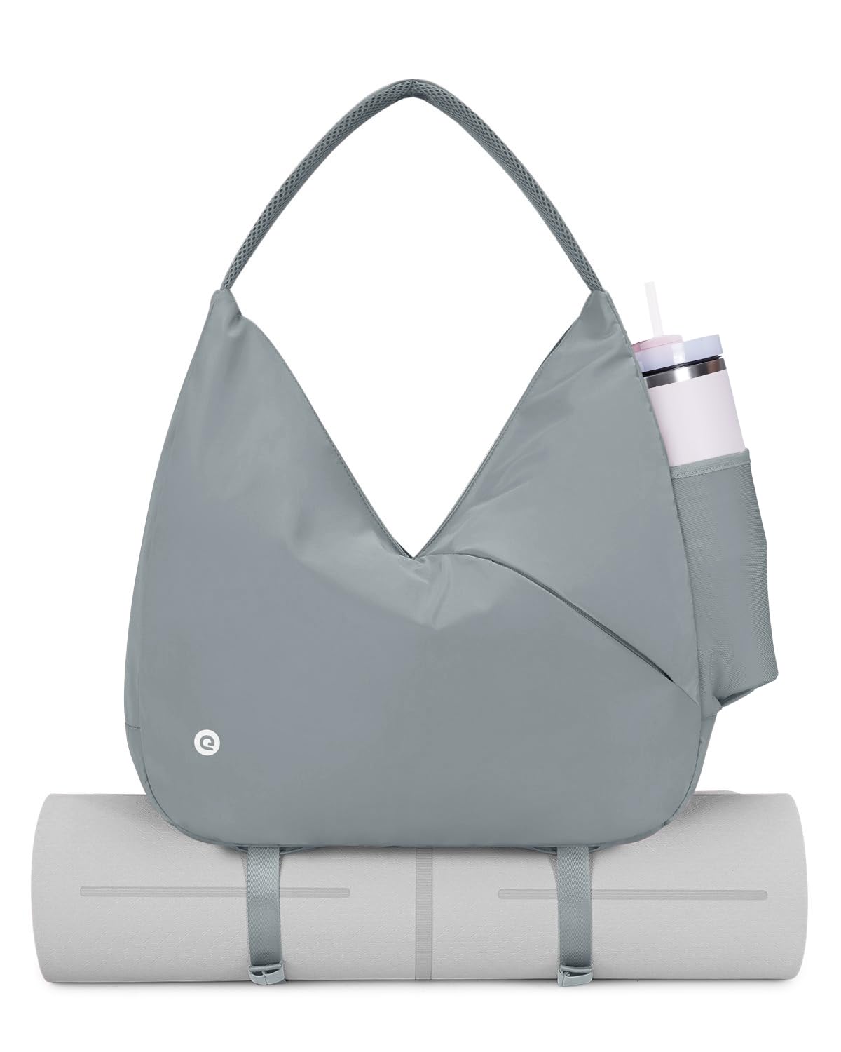 Ceneda Large Gym Bag for Women with Hidden Yoga Mat Holder & Shoe Compartment & Wet Pocket, Sports Duffle Bag for Travel