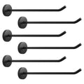 NearMoon Coat Hooks, Wall Mount Hooks for Hanging Hat Hurse Robe, 304 Stainless Steel Heavy Duty Towel Hangers for Bathroom Livingroom Kitchen-Ceiling Hook, 6 Pack (2 Inch, Brushed Nickel)