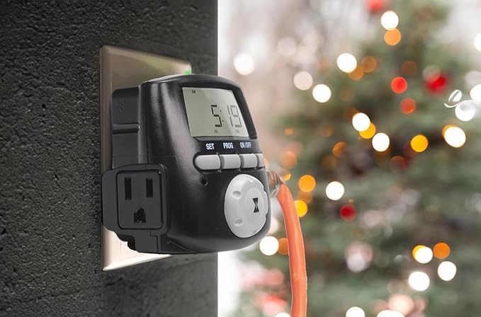 Intermatic DT200LT Digital Astronomic Landscape Timer - Precision Control for Outdoor and Indoor Lighting - Easy to Operate Timer for Landscape Lighting & Christmas Lights
