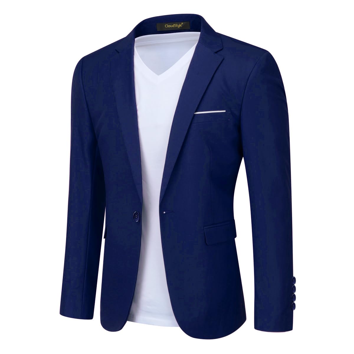 Cloudstyle Men's Suit Jacket One Button Slim Fit Sport Coat Business Daily Blazer