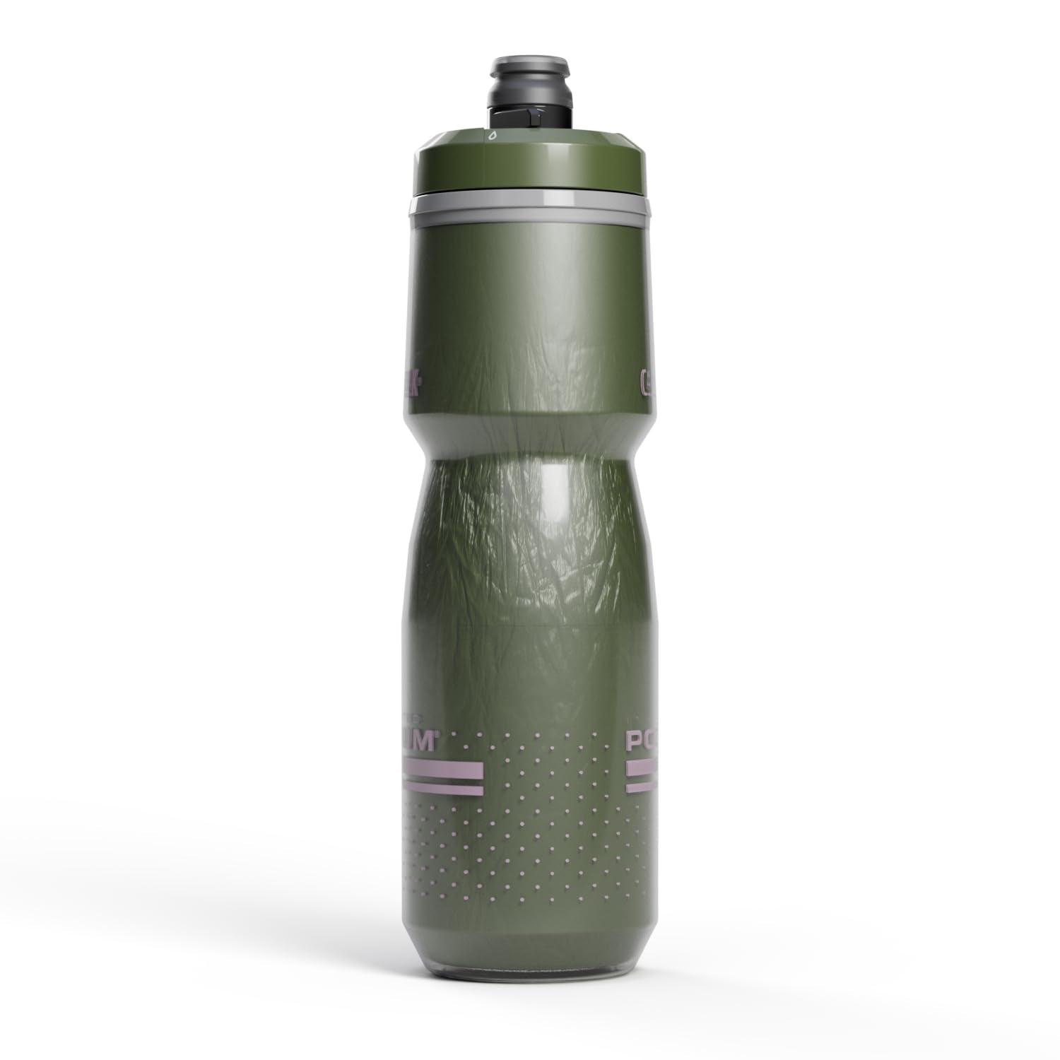 CamelBak Podium Chill Insulated Bike Squeeze Water Bottle, Cold Retention for Cycling, 24oz, Reflective Ghost