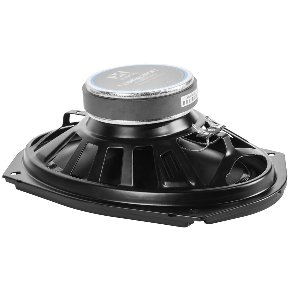 NVX NSP35 3.5" Car Speakers, 200W Max, 70W RMS, 2-Way Coaxial w/Silk Dome Tweeters & Built-in X-Overs, Easy to Install in Cars/Trucks/Doors (Pair)