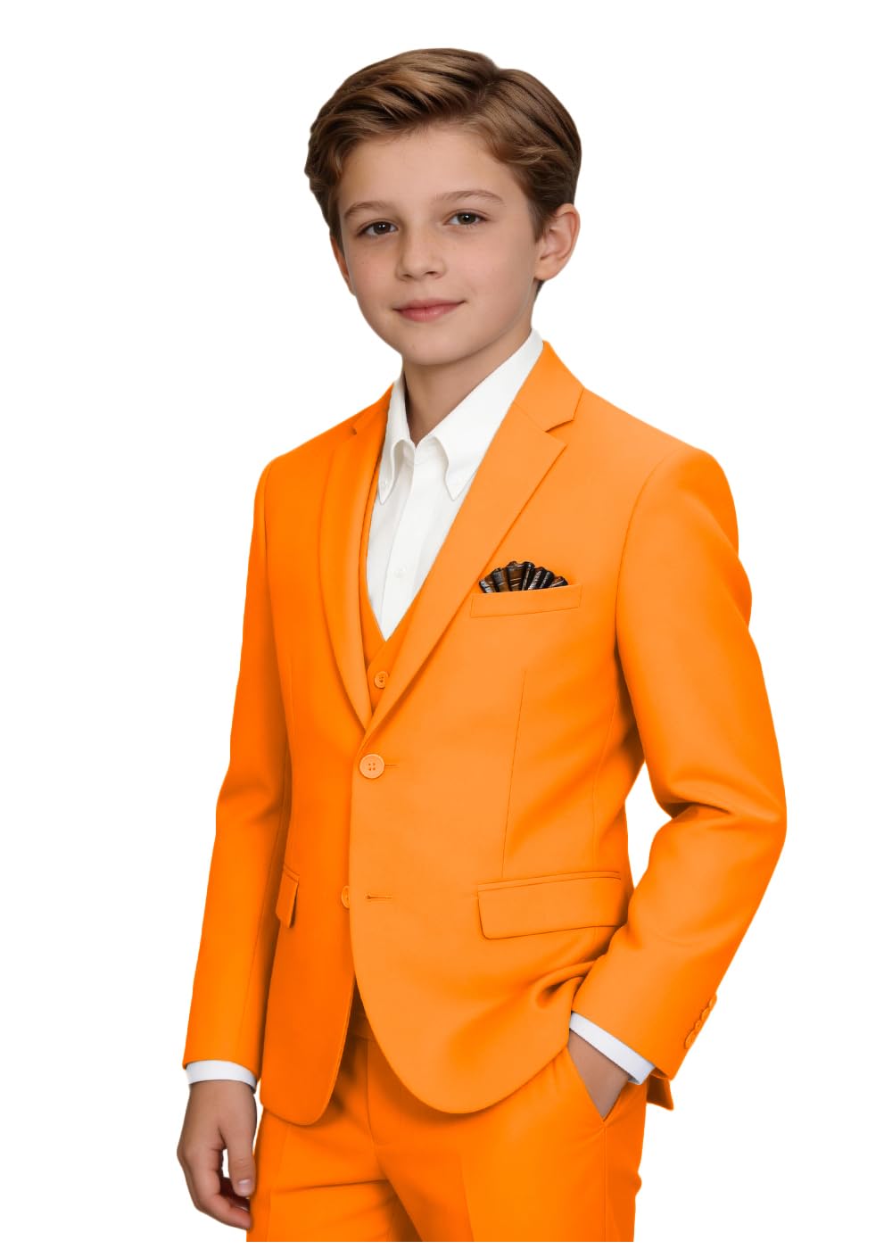 Boys' Suits Formal Tuxedo Slim Fit Boys Suit Set for Wedding Outfit Teen Boy Dress Clothes