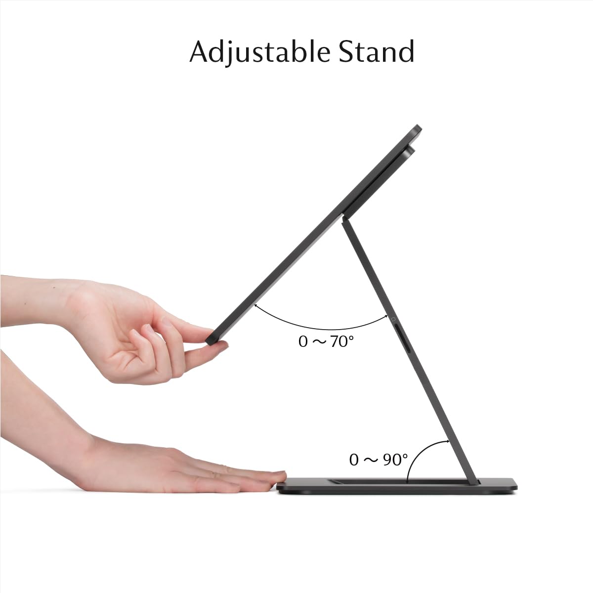 SOTSU FlipAction Pro 16" Gen2 Premium Portable Monitor | Super Compact | Pivot Rotate | 2560x1600 DCI P3 | 120Hz | 400 Nits | Full Metal CNC | Perfect Match for Mac and Windows (Metallic Gray)