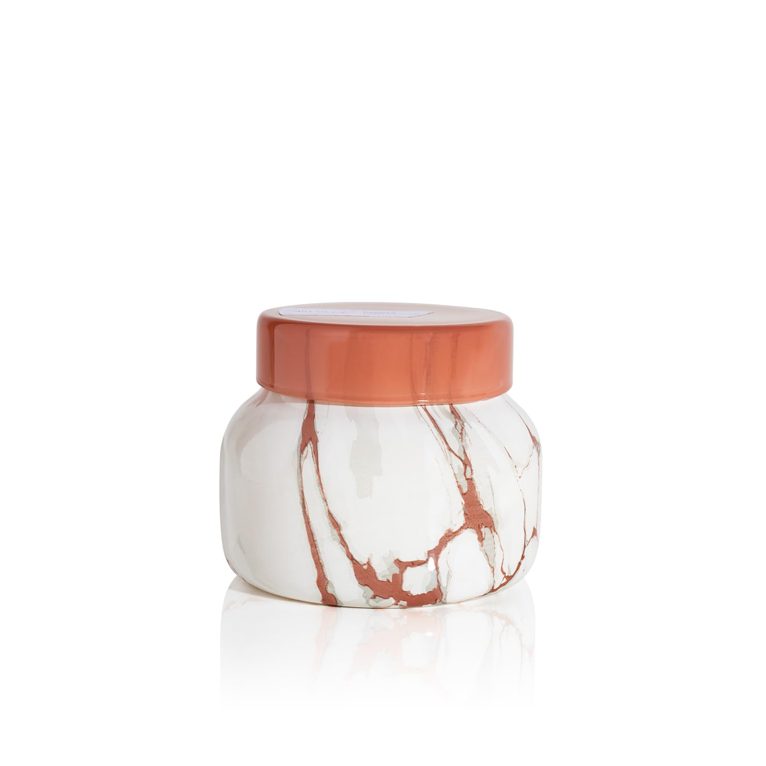 Capri Blue Modern Marble Jar Candles - Luxury Candles for Home Scented - Long Lasting Soy Wax Blend (Aloha Orchid, 8 oz)