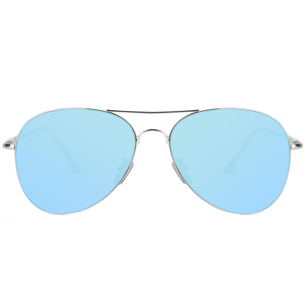 SOJOS Classic Aviator Sunglasses for Women Men Metal Frame Spring Hinges SJ1030