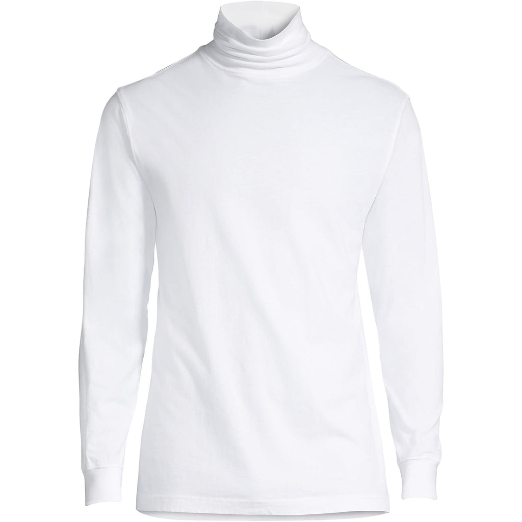 Lands' End Men's Super-T Cotton-Blend Turtleneck Shirt